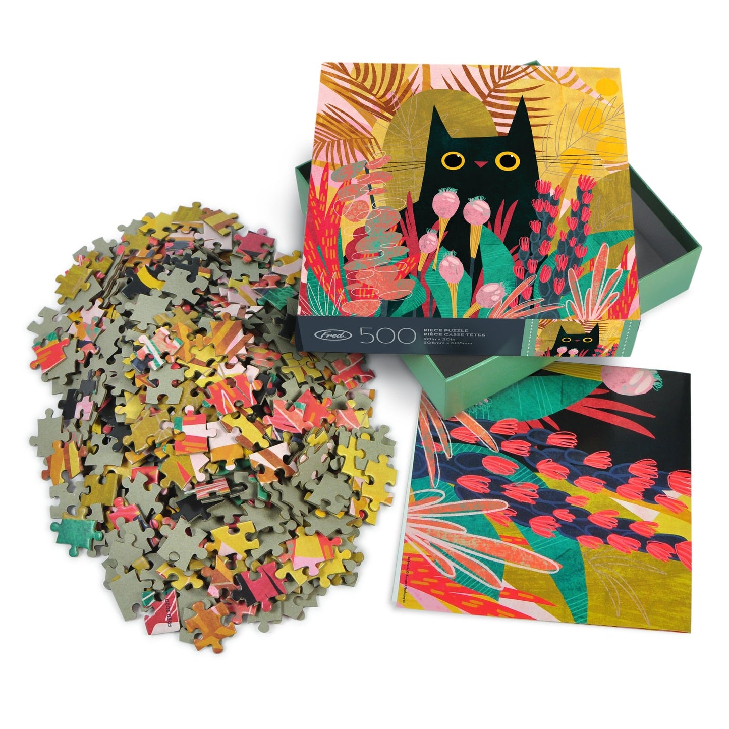 Artist Series Puzzles - "Black Cat" (250/500 pieces) - Tiny Tiger Gift Shop