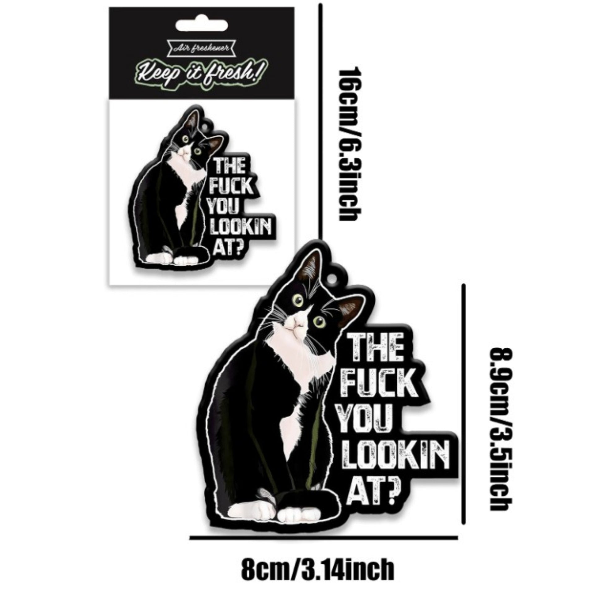 Cat Air Freshener - Tiny Tiger Gift Shop