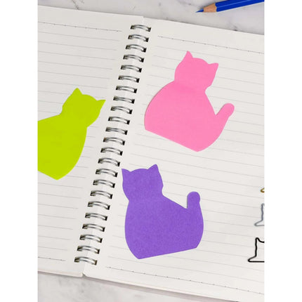 Cat Shaped Sticky Notes - Tiny Tiger Gift Shop