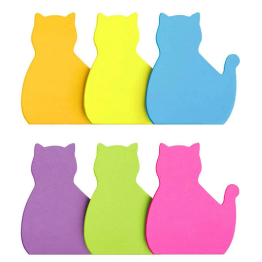 Cat Shaped Sticky Notes - Tiny Tiger Gift Shop