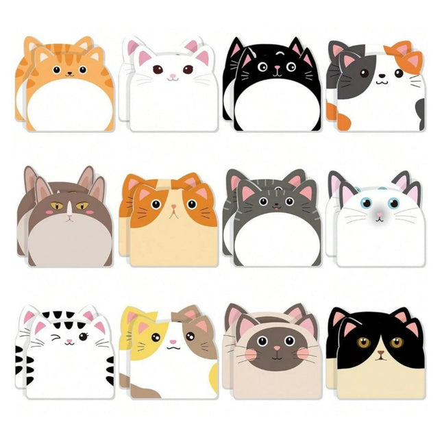 Cat Sticky Notes (Set of 3) - Tiny Tiger Gift Shop