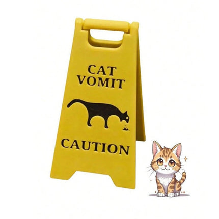 Cat Vomit Sign - Tiny Tiger Gift Shop