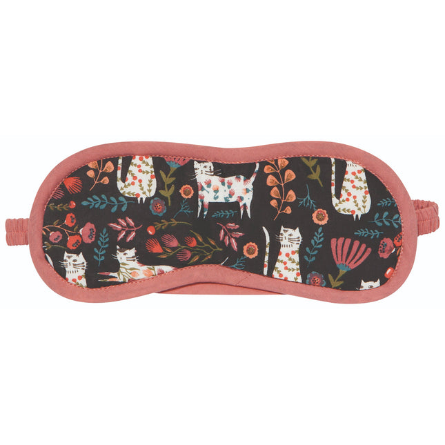 "Catbloom": Cotton Sleep Mask - Tiny Tiger Gift Shop