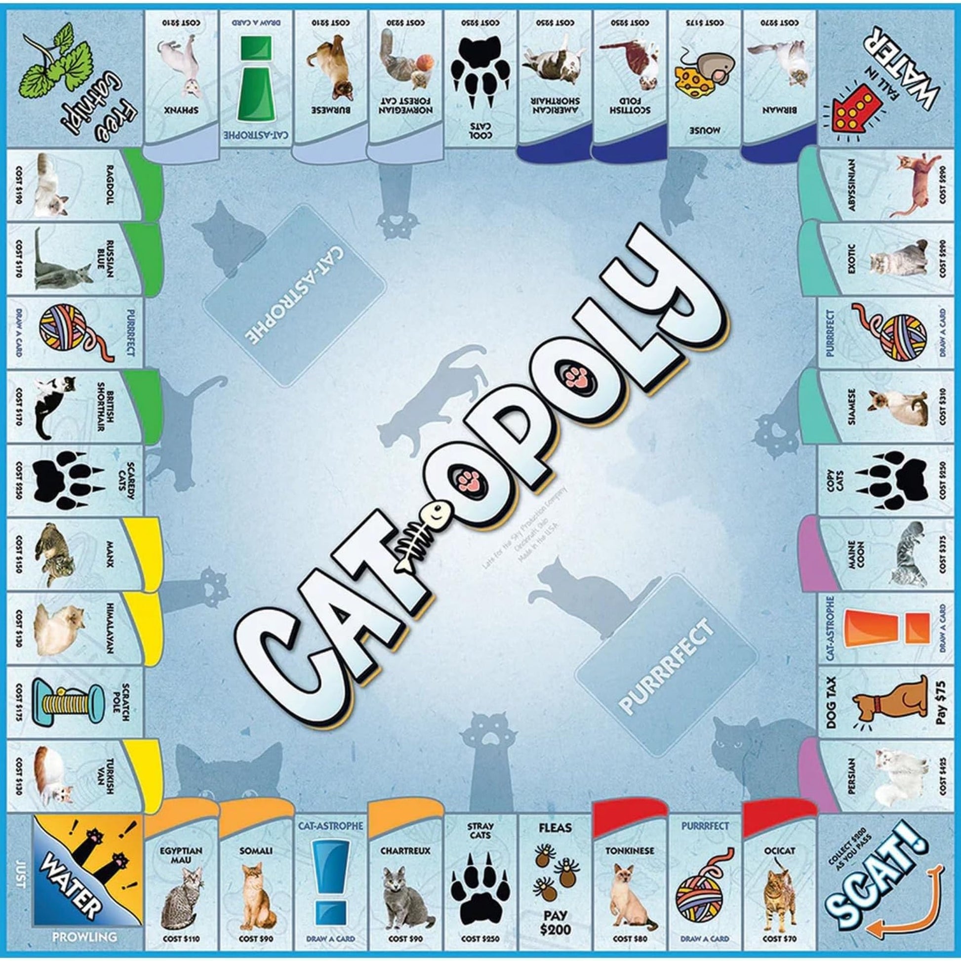 Catopoly Board Game - Tiny Tiger Gift Shop