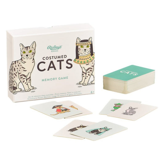 "Costumed Cats" - Memory Game - Tiny Tiger Gift Shop