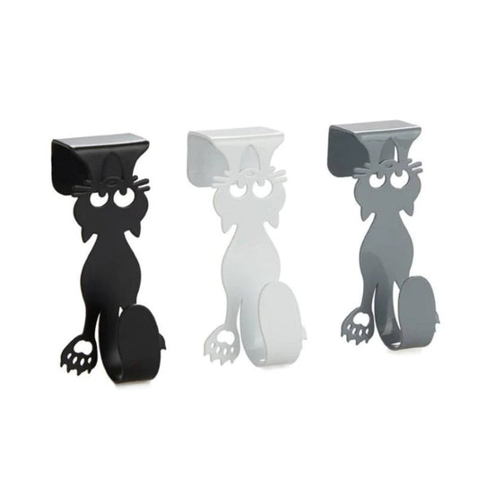 "Curious Cat": Drawer Hooks - Tiny Tiger Gift Shop