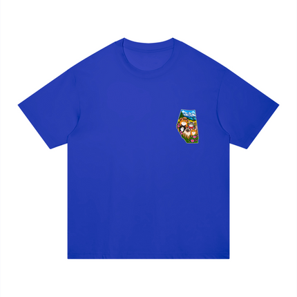 Unisex Regular Fit Cotton T-Shirt "CATS RULE IN ALBERTA" (Dark Colors)