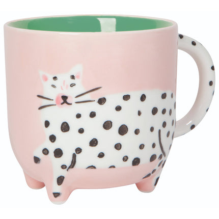 Designer Mug "Dotty Cat" - Tiny Tiger Gift Shop