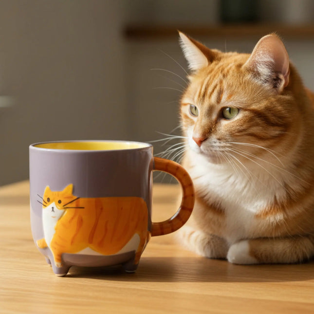 Designer Mug "Ginger Cat" - Tiny Tiger Gift Shop