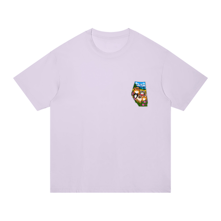 Unisex Regular Fit Cotton T-Shirt  "CATS RULE IN ALBERTA" (Light Colors)
