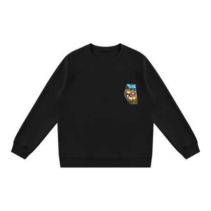 Unisex Regular Fit Crewneck Sweatshirt "CATS RULE IN ALBERTA" (Dark Colors)