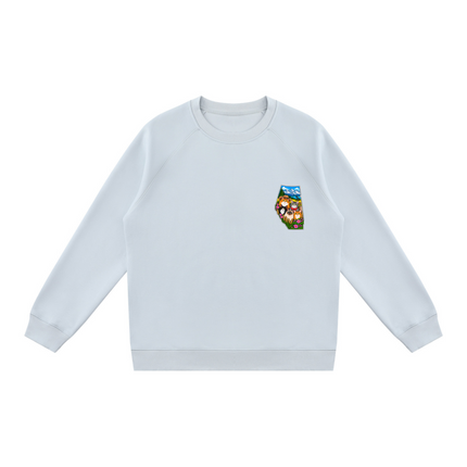 Unisex Regular Fit Crewneck Sweatshirt "CATS RULE IN ALBERTA" (Light Colors)