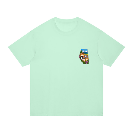 Unisex Regular Fit Cotton T-Shirt  "CATS RULE IN ALBERTA" (Light Colors)