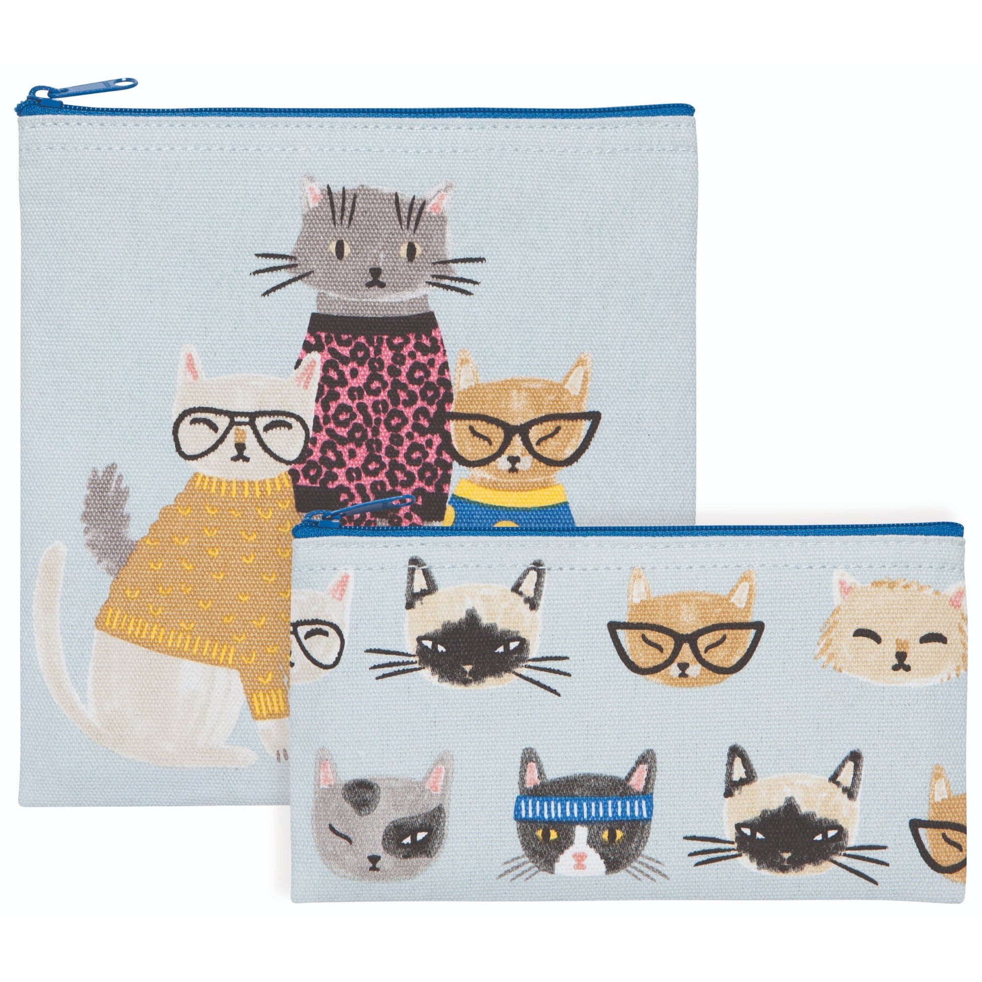 "Feline Fine": Snack Bags (Set of 2) - Tiny Tiger Gift Shop