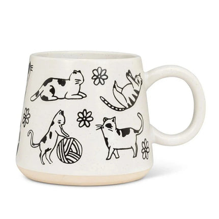 Large Wide - Base Cat Mug - Tiny Tiger Gift Shop