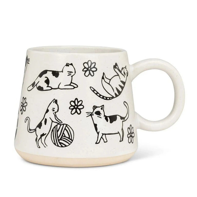 Large Wide - Base Cat Mug - Tiny Tiger Gift Shop