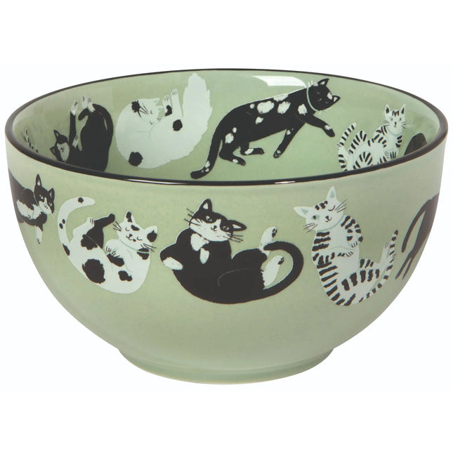 "Meow & Furever": Everyday Bowls (Set of 4) - Tiny Tiger Gift Shop