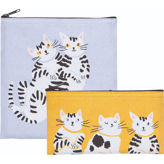 "Meow & Furever": Snack Bags (Set of 2) - Tiny Tiger Gift Shop
