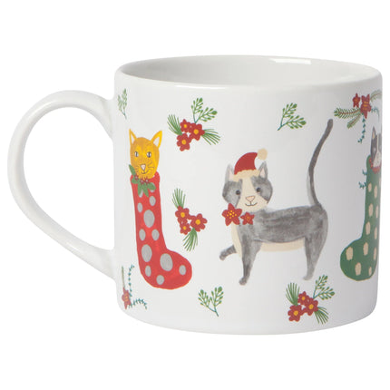 "Meowy Christmas": Mug in a Box - Tiny Tiger Gift Shop