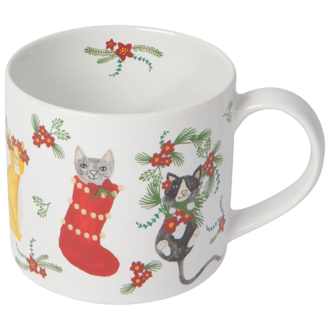 "Meowy Christmas": Mug in a Box - Tiny Tiger Gift Shop
