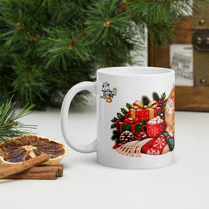 Miles' Christmas Mug | Cat Lover Christmas Gift - Tiny Tiger Gift Shop