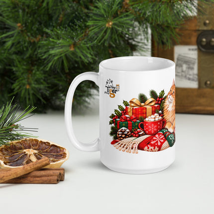 Miles' Christmas Mug | Cat Lover Christmas Gift - Tiny Tiger Gift Shop