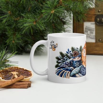 Miles' Winter Mug | Cozy Cat Mug - Tiny Tiger Gift Shop