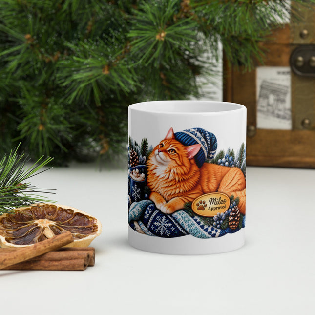 Miles' Winter Mug | Cozy Cat Mug - Tiny Tiger Gift Shop