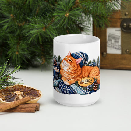 Miles' Winter Mug | Cozy Cat Mug - Tiny Tiger Gift Shop