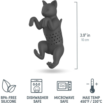 "Purr Tea" Cat Tea Infuser - Tiny Tiger Gift Shop