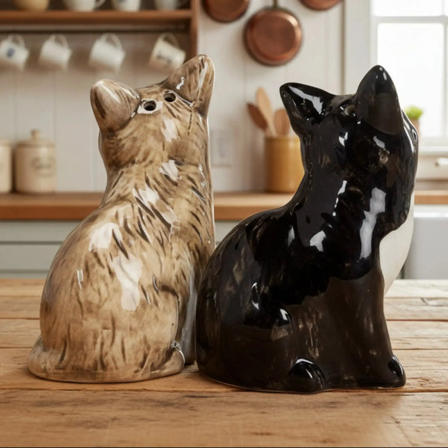 Salt and Pepper Shakers "Best Friends" - Tiny Tiger Gift Shop