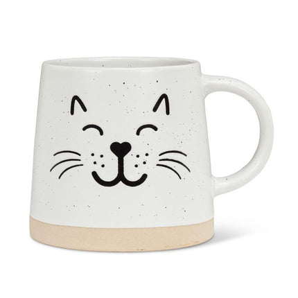 Wide Base Cat Face Mug - Tiny Tiger Gift Shop