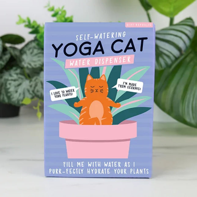 Yoga Cat Water Dispenser - Tiny Tiger Gift Shop