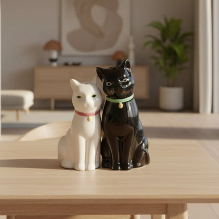Salt & Pepper Shakers "Cuddling Cats" - Tiny Tiger Gift Shop