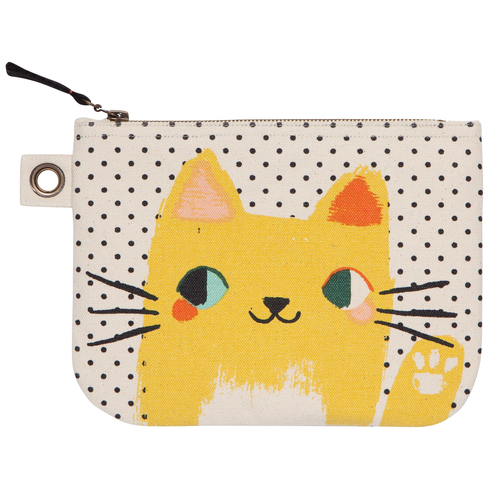"Meow Meow": Zipper Pouch - Tiny Tiger Gift Shop