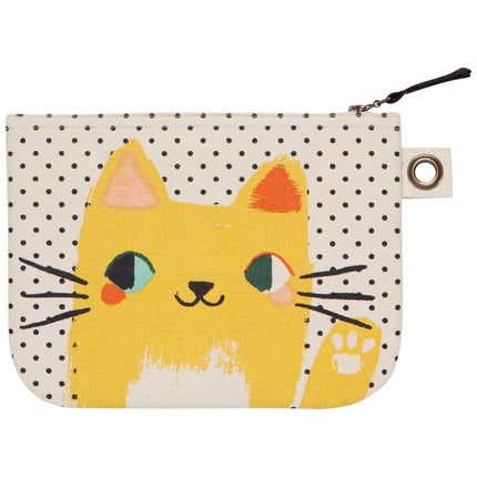 "Meow Meow": Zipper Pouch - Tiny Tiger Gift Shop