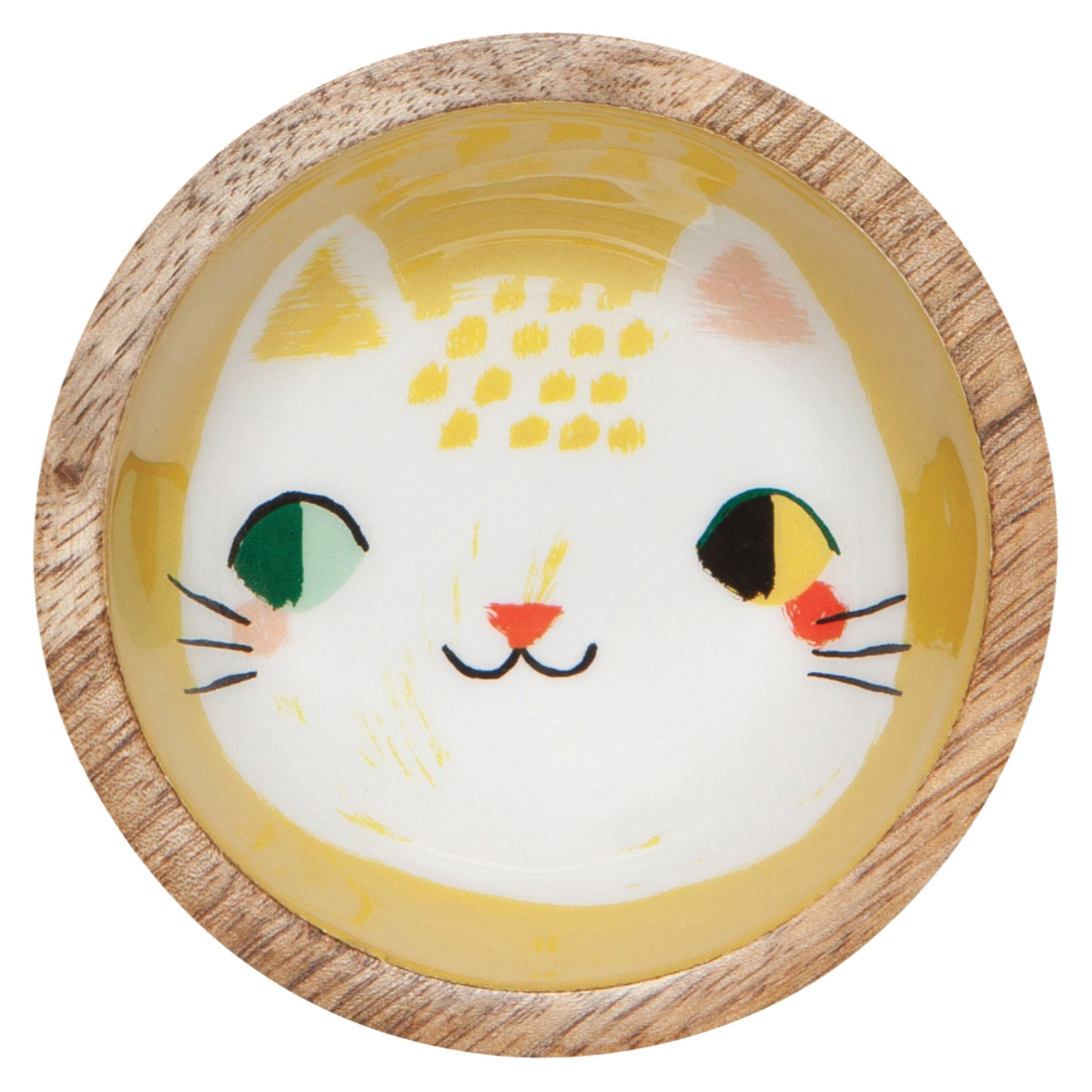 "Meow Meow": Mango Wood Bowls - Tiny Tiger Gift Shop