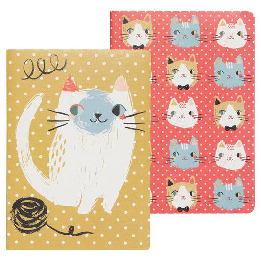 "Meow Meow": Notebook (Set of 2) - Tiny Tiger Gift Shop