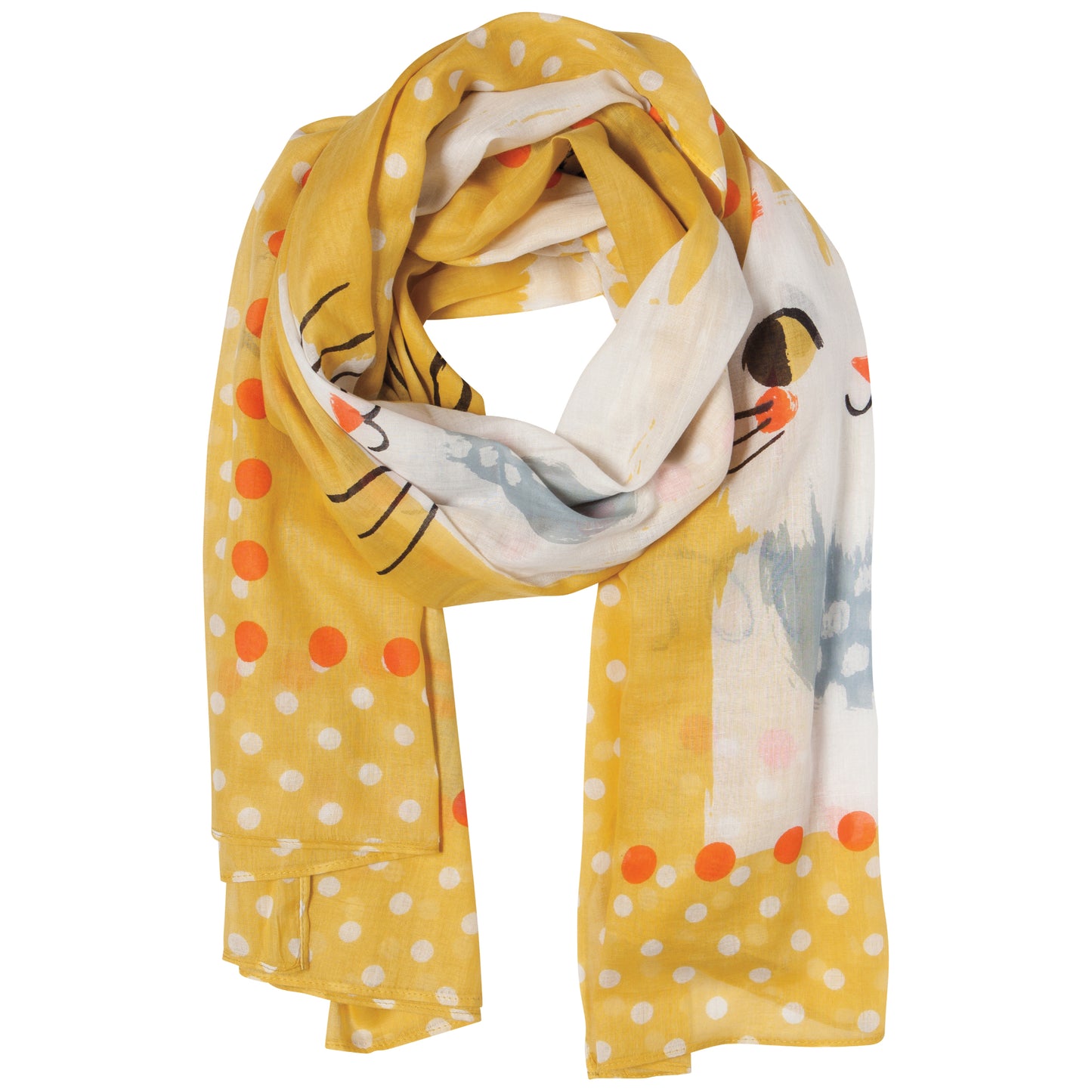 "Meow Meow": Scarf - Tiny Tiger Gift Shop