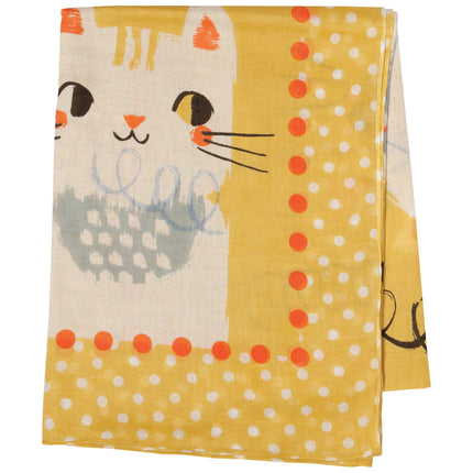 "Meow Meow": Scarf - Tiny Tiger Gift Shop