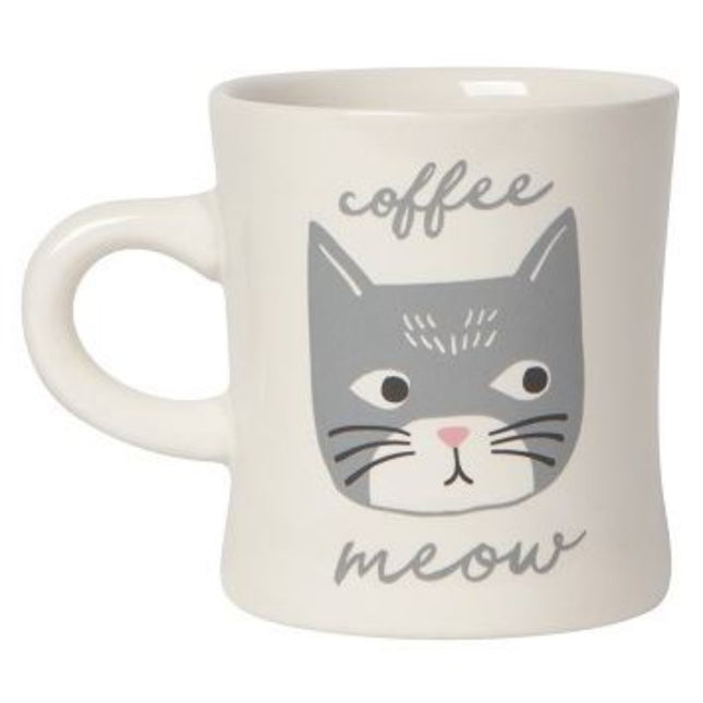 "The Cats Meow": Diner Mug - Tiny Tiger Gift Shop