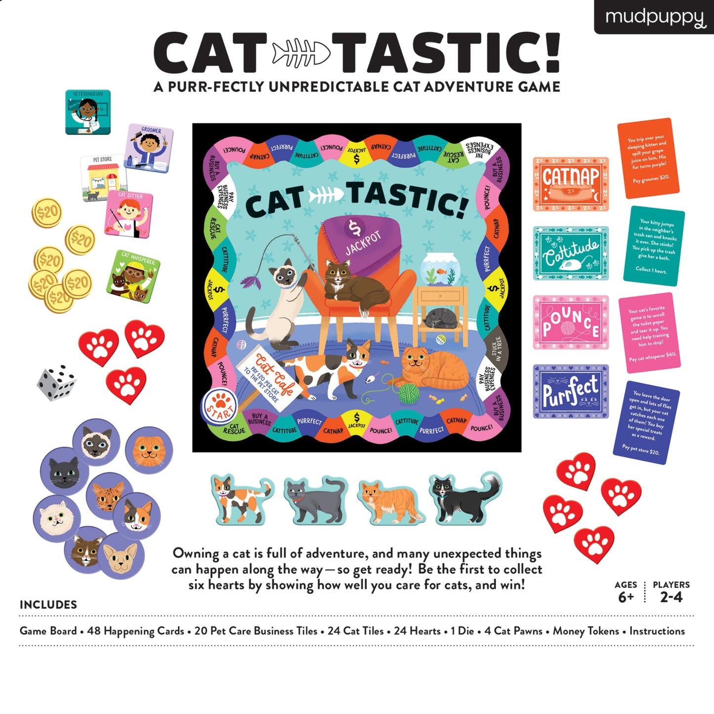 Cat-Tastic! Board Game - Tiny Tiger Gift Shop