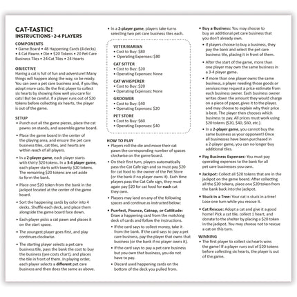 Cat-Tastic! Board Game - Tiny Tiger Gift Shop