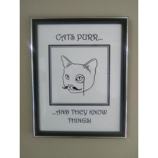 Artwork "Cats Purr..." - Tiny Tiger Gift Shop