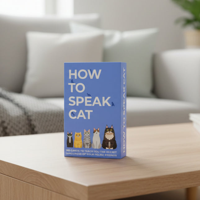 Cards "How To Speak Cat" - Tiny Tiger Gift Shop