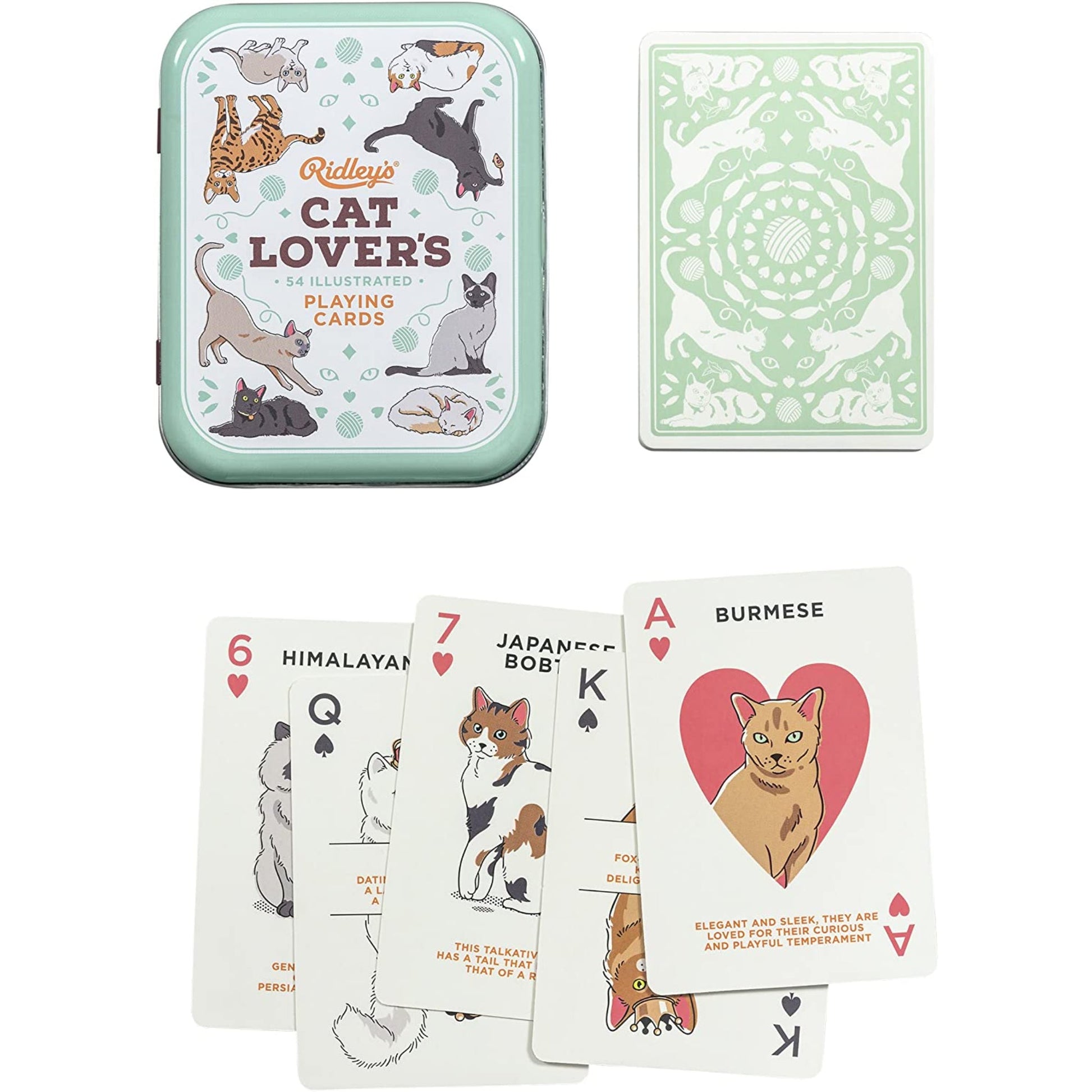 Cat Lover's Playing Cards - Tiny Tiger Gift Shop
