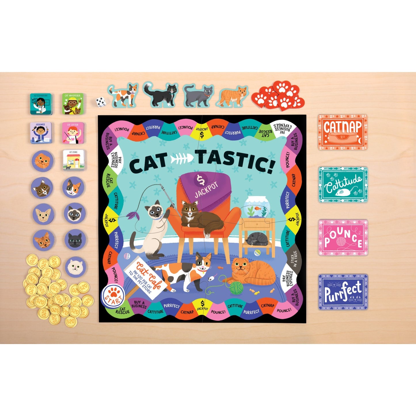 Cat-Tastic! Board Game - Tiny Tiger Gift Shop