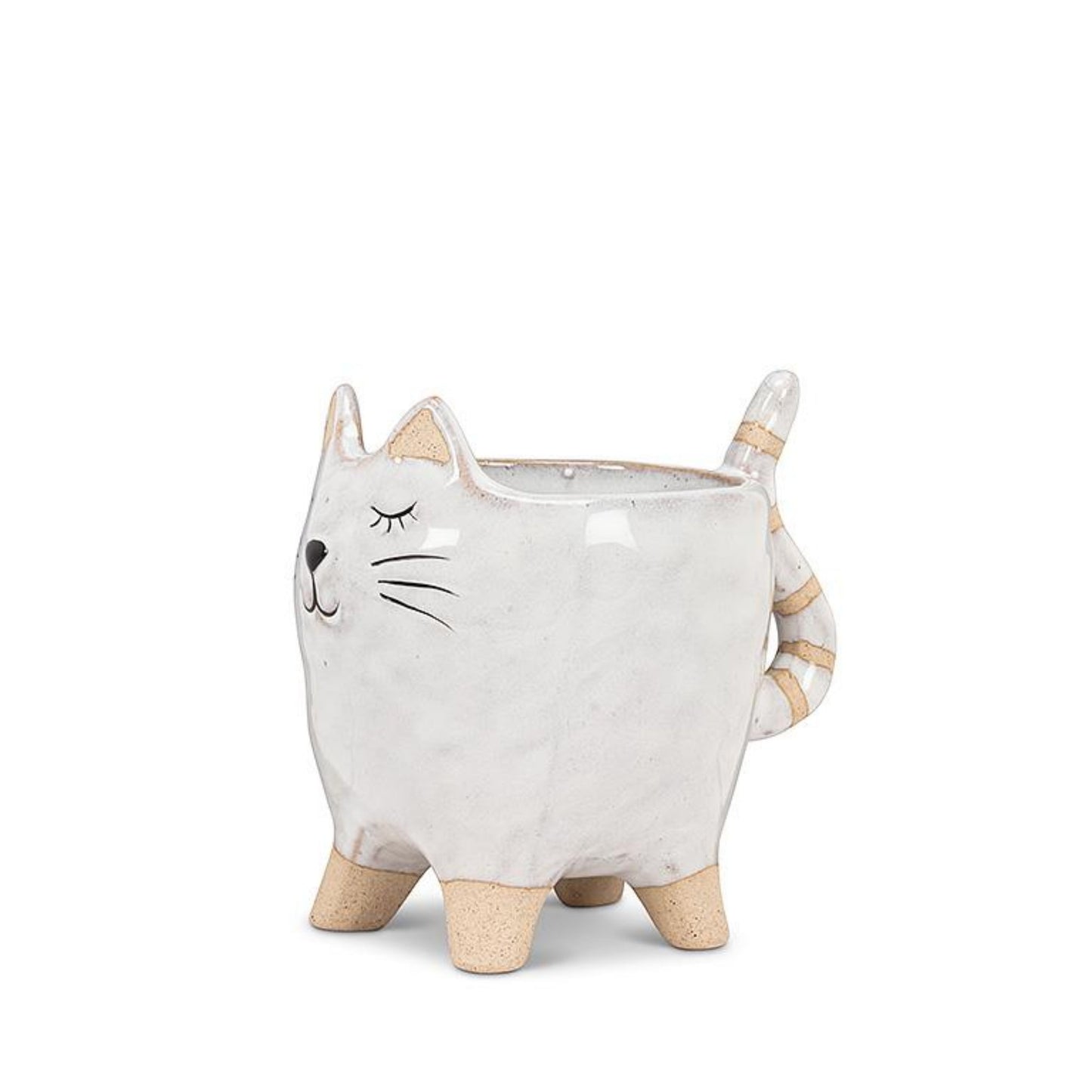 "Cat With Tail" Planter - Tiny Tiger Gift Shop