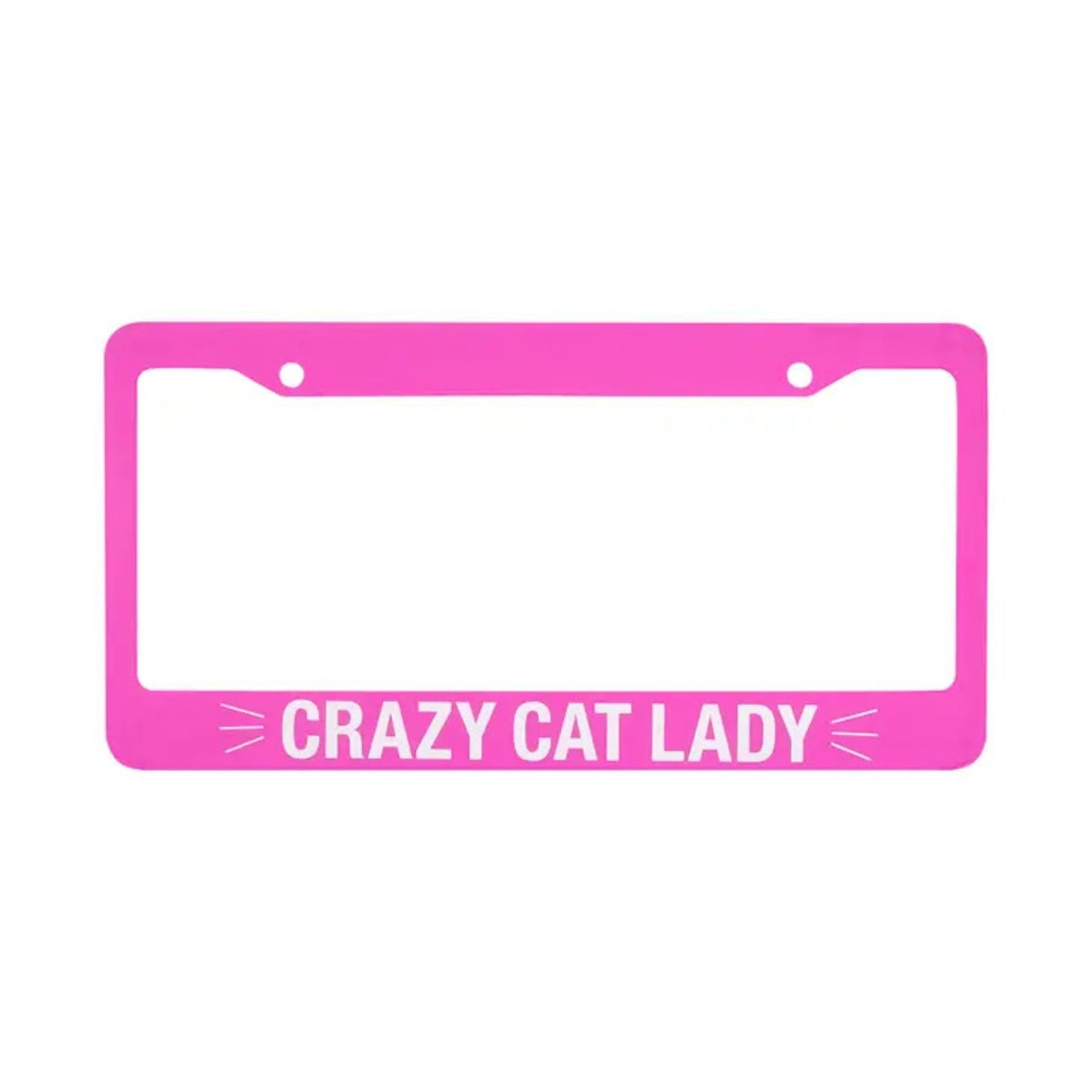 Crazy Cat Lady License Plate Holder - Tiny Tiger Gift Shop