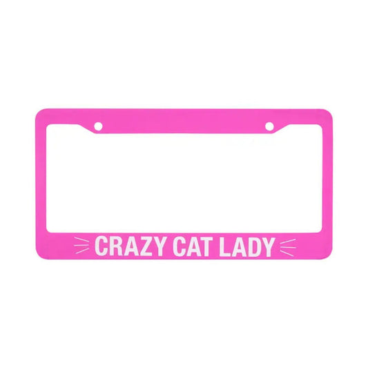Crazy Cat Lady License Plate Holder - Tiny Tiger Gift Shop
